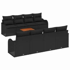 zestaw-sof-na-ogrod-9-pcs-czarny-polirattan