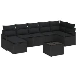 zestaw-sof-na-ogrod-8-pcs-czarny-polirattan