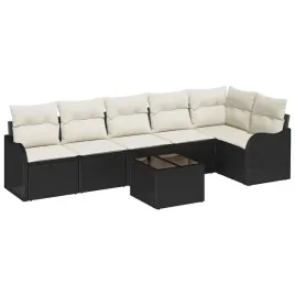 zestaw-sof-na-ogrod-z-poduszka-7-pcs-czarny-polirattan