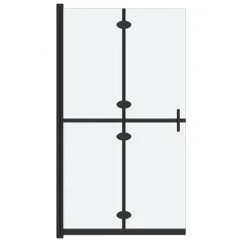 scianka-prysznicowa-skladana-czarna-70-x-190-cm-mrozone-szklo-hartowane