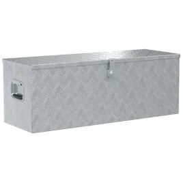 skrzynia-aluminiowa-1105x385-cm-srebrna-z-zamkiem-i-uchwytami