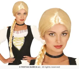 peruka-blond-warkocz-oktoberfest-bawarka-ksiezniczka