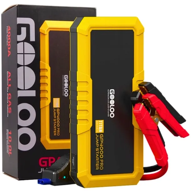 STARTER SAMOCHODOWY Jump Starter Rozruch Powerbank BOOSTER GOOLOO GP4000 PLUS 4000A 20000 mAh ROZRUCH MOCNY SZYBKI