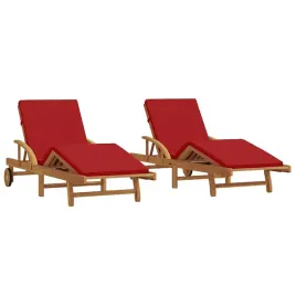 lezak-2-pcs-czerwony-200-x-67-x-84cm-lite-drewno-akacjowe