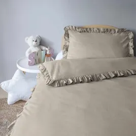 posciel-niemowleca-100-x-135-cm-pure-z-falbana-taupe