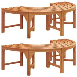 lawka-drzewna-2-pcs-brazowy-160-x-160-x-45cm