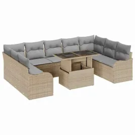 zestaw-sof-na-ogrod-10-pcs-bezowy-100-x-55-x-73-cm-polirattan