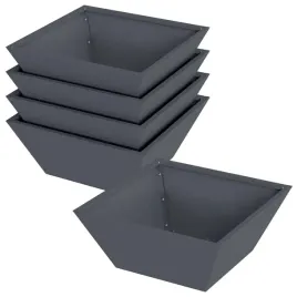 donica-ogrodowa-5-pcs-antracyt-40-x-40-x-15-cm-stal