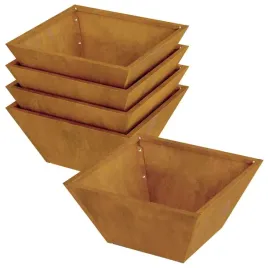 donica-ogrodowa-5-pcs-rdzawy-35-x-35-x-15-cm