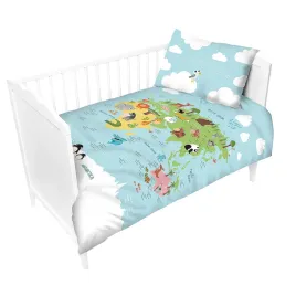 posciel-dziecieca-90-x-120-cm-mayamoo-mapa-niebieska