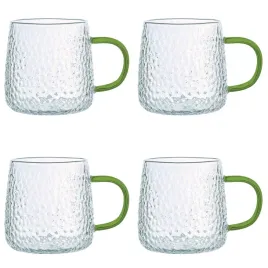 szklanki-zlobione-mg-home-deco-4-sztuki-350-ml-z-zielonym-uchem