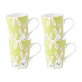 komplet-4-kubkow-altom-design-420-ml-porcelana-zielone