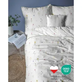 posciel-z-perkalu-220-x-200-cm-lame-percale-kolorowe-kwiatki-biala