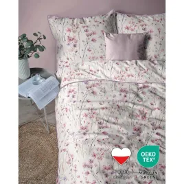 posciel-z-perkalu-220-x-200-cm-lame-percale-rozowo-fioletowe-kwiatki