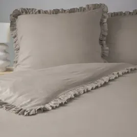 posciel-bawelniana-z-falbana-160-x-200-cm-pure-collection-taupe
