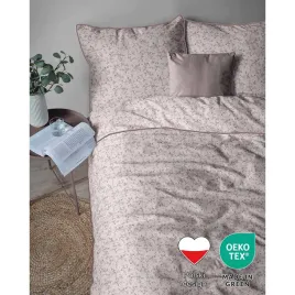posciel-z-perkalu-160-x-200-cm-lame-percale-kwiatki-pudrowy-roz