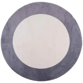 dywan-maximo-rabbit-premium-kolo-120-cm-ramka-bezowo-antracytowy