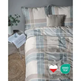 posciel-z-perkalu-220-x-200-cm-lame-percale-geometria-niebieska