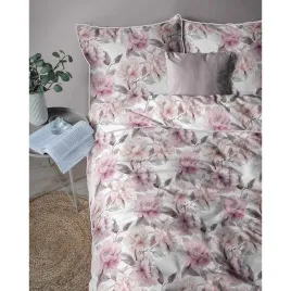 posciel-z-perkalu-220-x-200-cm-lame-percale-rozowe-kwiaty