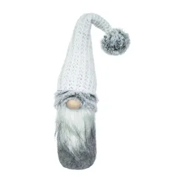 skrzat-stojacy-jumi-w-czapce-z-pomponem-35-cm-szaro-bialy