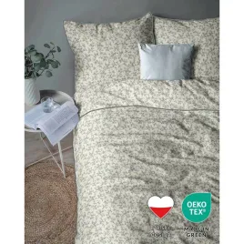 posciel-z-perkalu-220-x-200-cm-lame-percale-kwiatki-ecru