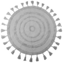 dywan-z-fredzlami-multi-decor-bali-kolo-100-cm-szary
