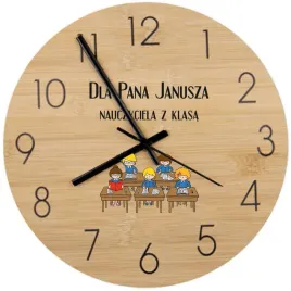 bambusowy-zegar-scienny-z-nadrukiem-z-imieniem-na-prezent-dla-nauczyciela
