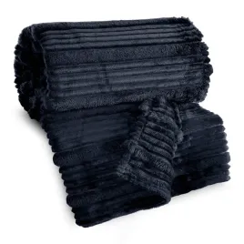 koc-granatowy-200x220-nina-flanelowy-miekki-cieply-i-puszysty-efekt-3d