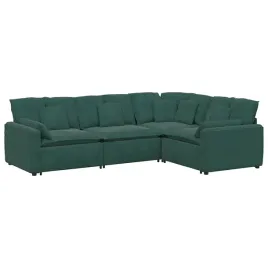 sofa-modulowa-z-poduszkami-aksamitna-ciemnozielona