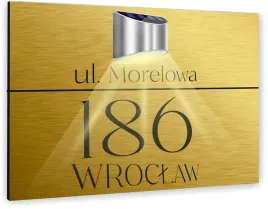 zlota-tabliczka-podswietlana-adresowa-numer-domu-aluminiowa-30x20