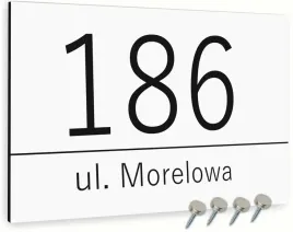 tabliczka-adresowa-nierdzewna-tablica-adres-posesji-dzialki-biala-30x20