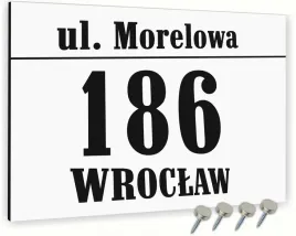 tabliczka-adresowa-nierdzewna-tablica-adres-domu-biala-20x15-rozne-wzory
