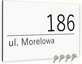 tabliczka-adresowa-dibond-tablica-numer-domu-biala-30x20