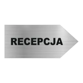 tabliczka-tablica-grawerowana-strzalka-nierdzewna-z-twoim-napisem-recepcja