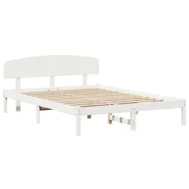 ramka-lozka-z-zaglowkiem-bialy-150-x-200-cm-lite-drewno-sosnowe