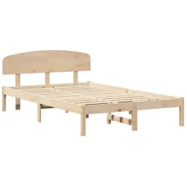 ramka-lozka-brazowy-140-x-190-cm-lite-drewno-sosnowe