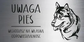 tabliczka-laminat-20x10-cm-uwaga-pies-husky-z-grawerem