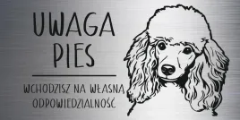 tabliczka-laminat-20x10-cm-uwaga-pies-pudel-z-grawerem