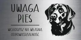 tabliczka-laminat-20x10-cm-uwaga-pies-labrador-z-grawerem