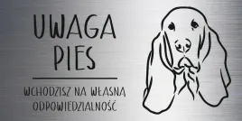 tabliczka-20x10-cm-uwaga-pies-basset-laminat-z-grawerem