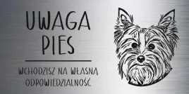 tabliczka-20x10-cm-uwaga-pies-yorkshire-terrier-laminat-z-grawerem