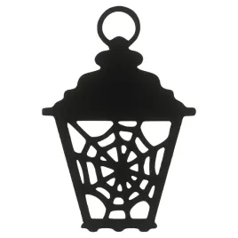 drewniana-zawieszka-dekor-czarny-lampion-z-pajeczyna-halloween-ze-sklejki