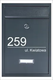 metalowa-skrzynka-na-listy-pocztowa-numer-domu-adresowka-antracyt