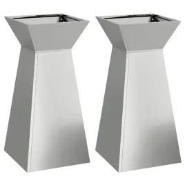 donica-slupowa-2-pcs-srebrny-35-x-35-x-73-cm-stal