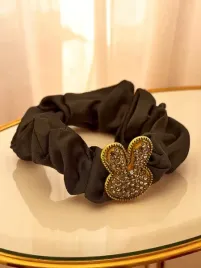 royalfashion-gumka-do-wlosow-z-ozdobnym-kroliczkiem-satin-bunny-29fq-32-brazowe