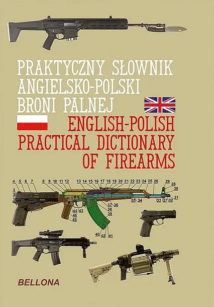PRAKTYCZNY SŁOWNIK ANGIELSKO-POLSKI BRONI PALNEJ - praca zbiorowa