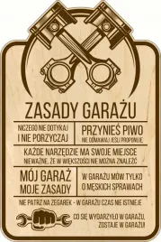 tablica-zasady-garazu-drewniana-grawer-personalizowany-prezent-twoj-tekst