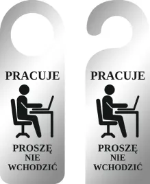 zawieszka-na-drzwi-hotelowa-srebrna-plexi-z-logo-prosze-nie-wchodzic