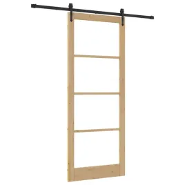drzwi-przesuwne-brazowy-93-x-232-cm-drewno-i-metal