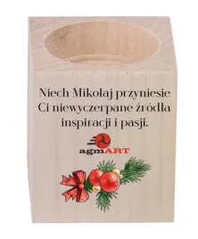 swiecznik-drewniany-nadruk-uv-logo-reklamowy-gadzet-swiateczny